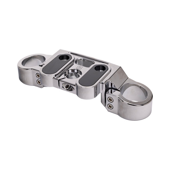 Chrome 2020-Up Softail Lowrider S & ST Drop 1" Top Triple Tree
