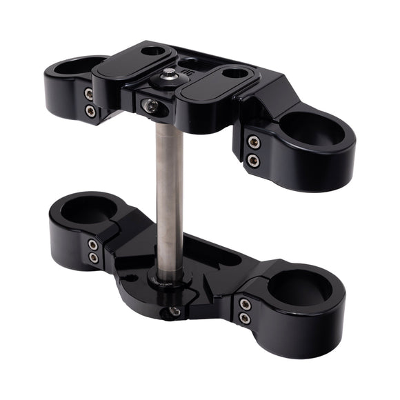 Black 2020-Up Softail Lowrider S & ST Drop 1" Triple Trees kit