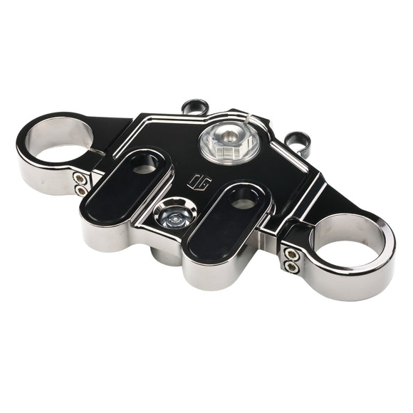 OG 2023 Touring CVO top triple tree clamp black chrome