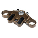 Bronze top triple tree clamp for 2023-up Touring CVO motorcycles