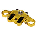 Gold CNC top triple tree clamp for 2023-up Harley Touring CVO