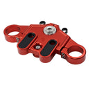 Red billet top triple tree clamp for 2023-up Harley Touring CVO