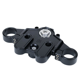 OG 2024‑Up Touring Top Triple Tree black CNC‑machined top for 2024+ Harley‑Davidson Touring (49mm)