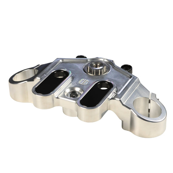 CNC billet aluminum top triple tree clamp for touring motorcycles