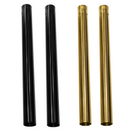 OG 49mm Dyna fork tubes (2006–2017) in Black DLC and Gold TIN finishes