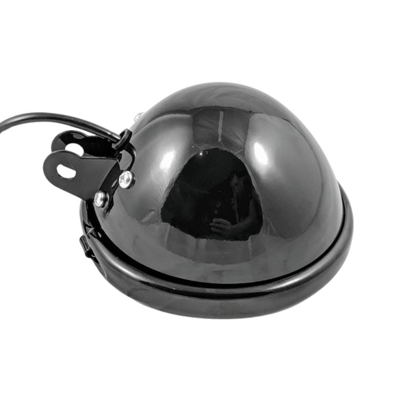 OG 5.75" Black Headlight Bucket – gloss die-cast aluminum OEM-style headlamp housing