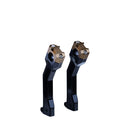 OG 7.5 Pan America pull-back handlebar risers — black and bronze