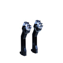 7.5-inch Pan America pull-back handlebar risers, black chrome