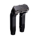OG Black 8.5 inch Pull Back Risers with Black Chrome Standard Top Clamp