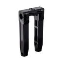 OG Black 8.5 inch Straight Risers with Black Standard Top Clamp
