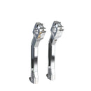 9.5-inch Pan America chrome pull-back handlebar risers