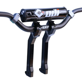 OG 9.5-inch pull-back handlebar risers for Harley Pan America, black