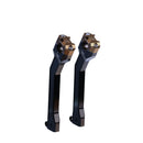 Pair of OG 9.5 Pan America pull-back handlebar risers, black bronze