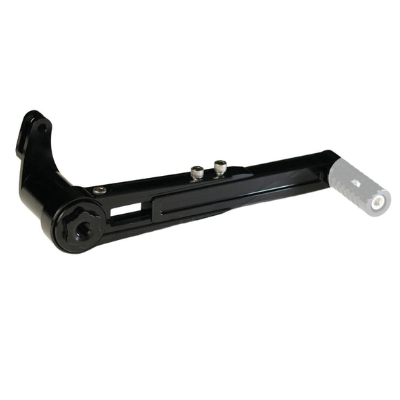 Adjustable black brake arm for Harley‑Davidson Touring models