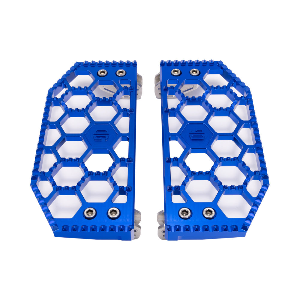 ハイドロ　バックプレート ローライダー OG Bagger HoneyComp V3 Floorboards - Ultra-Grip, 6061 T6 Aluminum