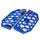 Blue OG Bagger HoneyComp V3 motorcycle floorboards