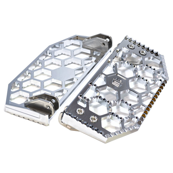 OG Bagger HoneyComp V3 chrome motorcycle floorboards