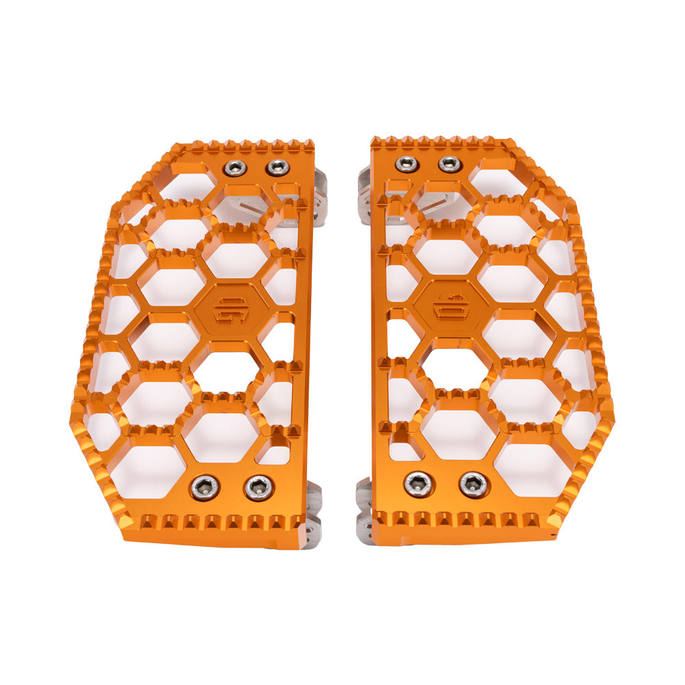 OG Bagger HoneyComp V3 Floorboards - Ultra-Grip, 6061 T6 Aluminum