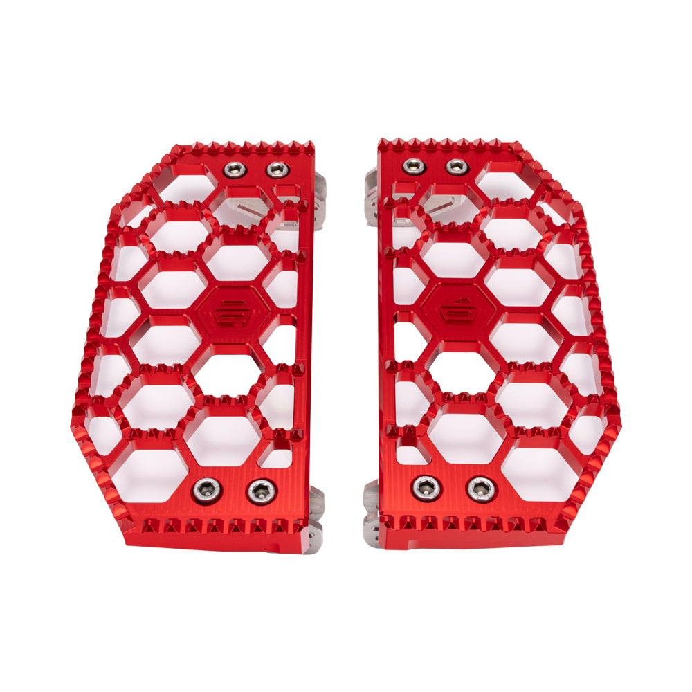 OG Bagger HoneyComp V3 Floorboards - Ultra-Grip, 6061 T6 Aluminum
