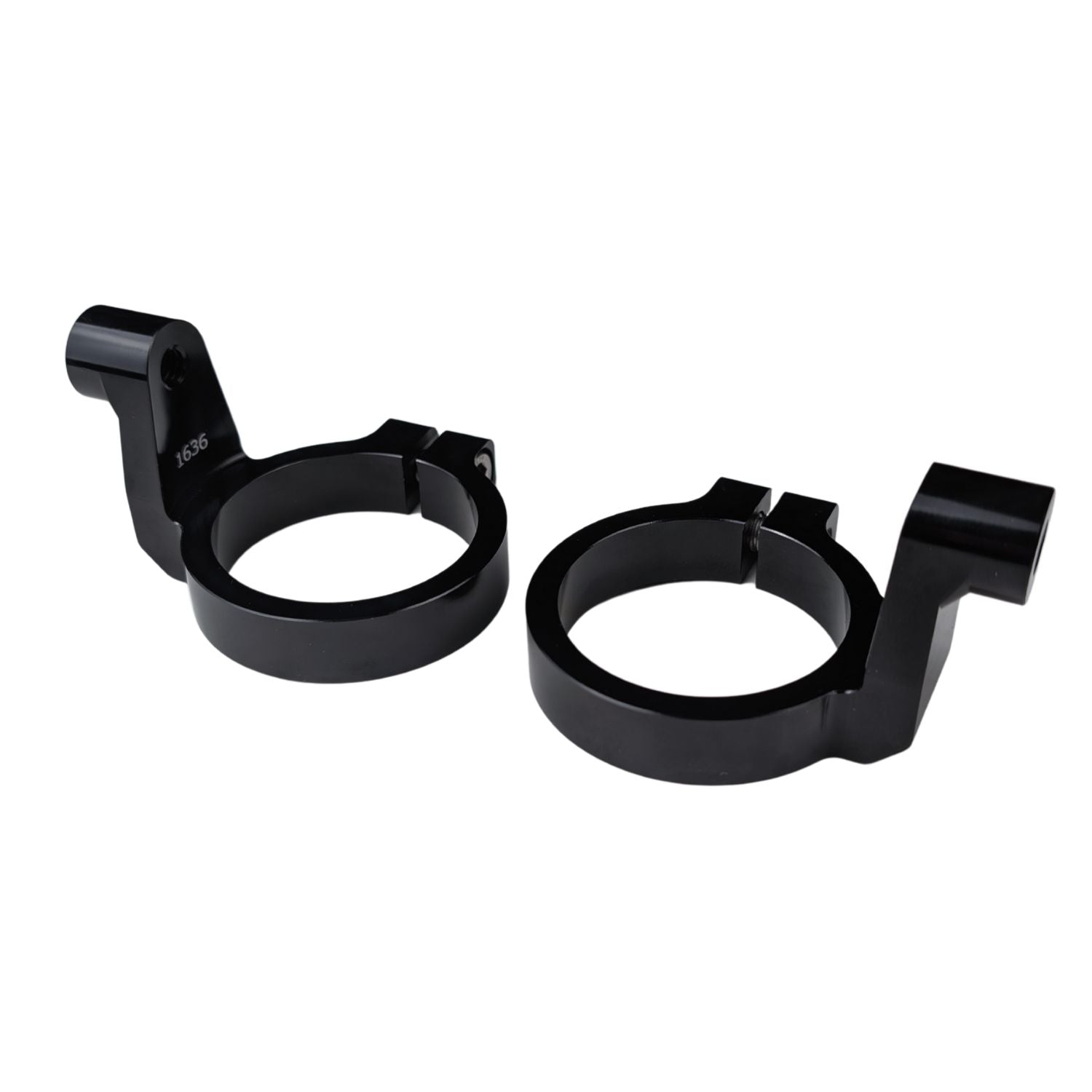OG Batwing Fairing Clamps for 2024-Up Touring Top Triple Tree - black anodized CNC 6061 T6 for 49mm Street Glide