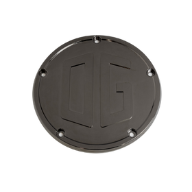 OG Big Twin Derby Cover — Black Chrome