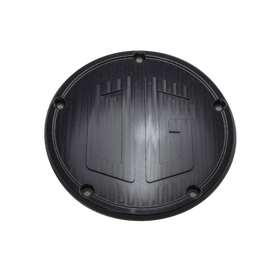 OG Twin Cam Derby Cover — CNC-machined 6061‑T6 billet aluminum, black anodized