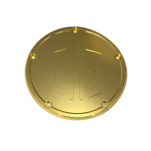 Gold-plated OG Big Twin derby cover