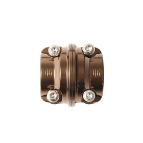 OG Billet clutch and brake perch clamp, bronze anodized aluminum