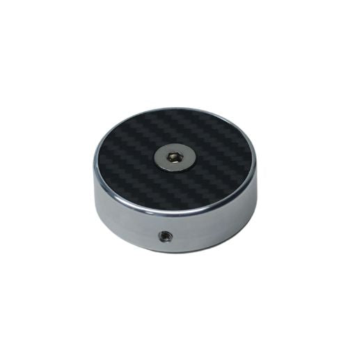 OG Billet aluminum fork stem cap with carbon fiber top
