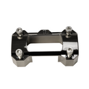 OG digital gauge top clamp - black chrome motorcycle clamp