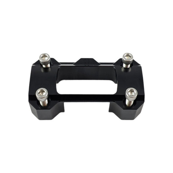 OG Digital Gauge Top Clamp — black anodized CNC 6061-T6 aluminum, pre-cut for digital gauges