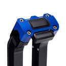 OG Blue Digital Gauge Top Clamp on Black Risers