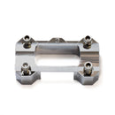 Chrome OG digital gauge top clamp for motorcycle handlebars