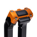 OG Orange Digital Gauge Top Clamp on Black Risers
