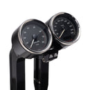 OG Black Dual Billet Gauge Pods Front Mount