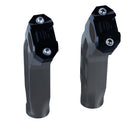 OG Black Dual-Riser Handlebar Top Clamps