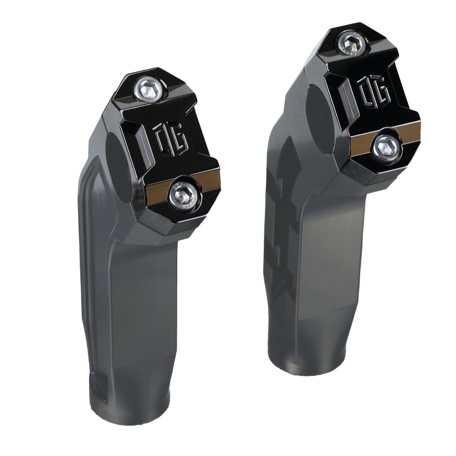 OG Dual Risers Top Clamps | CNC 6061-T6, Moto Style, Fits 1-1/8in