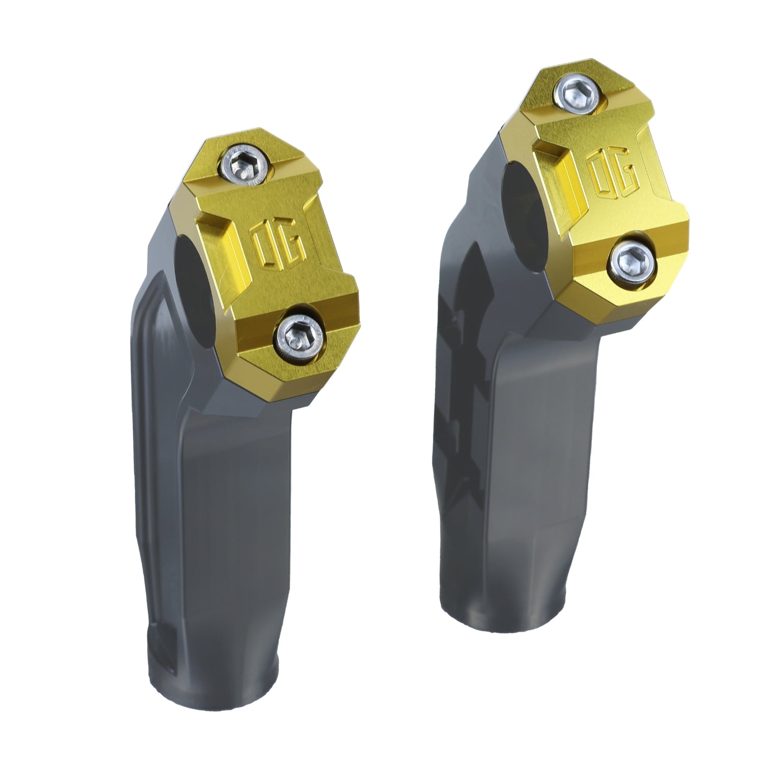 OG Dual Risers Top Clamps | CNC 6061-T6, Moto Style, Fits 1-1/8in