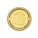 Gold-plated OG points cover for Evo and Sportster motorcycles