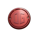 Red anodized OG points cover for Evo and Sportster