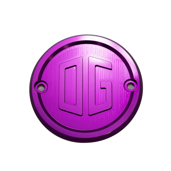 Purple anodized OG points cover for Harley Evo & Sportster