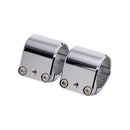 OG Fog Light Crash Bar Mounts Chrome for Harley-Davidson