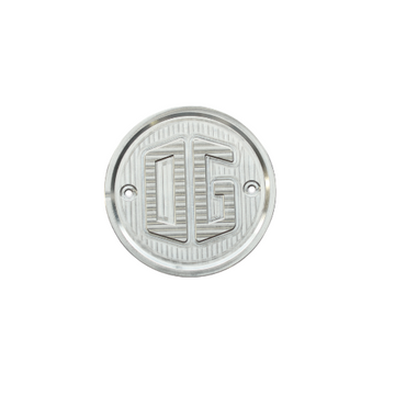 OG Gauge Block-Off Plate 6061 T6 billet aluminum chrome dash hole cover for Harley Softail & Dyna