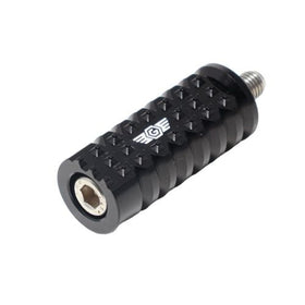 OG Gripper Shifter Peg - black hard-anodized 6061 T6 aluminum V3 gripper for Harley-Davidson