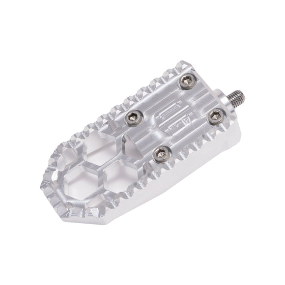 Aluminum Finish Harley Davidson Touring Bagger Mini Brake Pedal Gripper kit for Adjustable Brake Arm