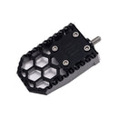 Black Harley Davidson and Indian Touring Bagger Brake Pedal Gripper kit for Adjustable Brake Arm