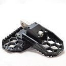 OG HoneyComp V3 black honeycomb motorcycle foot pegs