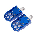 Blue Harley Davidson OG HoneyComp V3 Foot Pegs