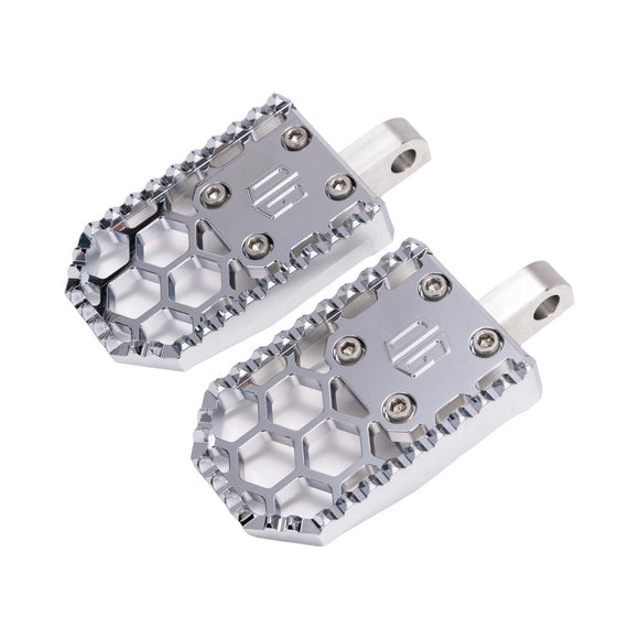 Chrome Harley Davidson OG HoneyComp V3 Foot Pegs