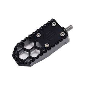Black Harley Davidson Touring Bagger Mini Brake Pedal Gripper kit for Adjustable Brake Arm